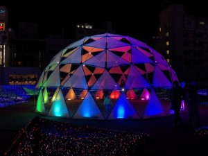s_天文館ミリオネーション2019　プラレイン　PlaRain　天文館公園　イルミネーション　鹿児島　和晃プラスチック1